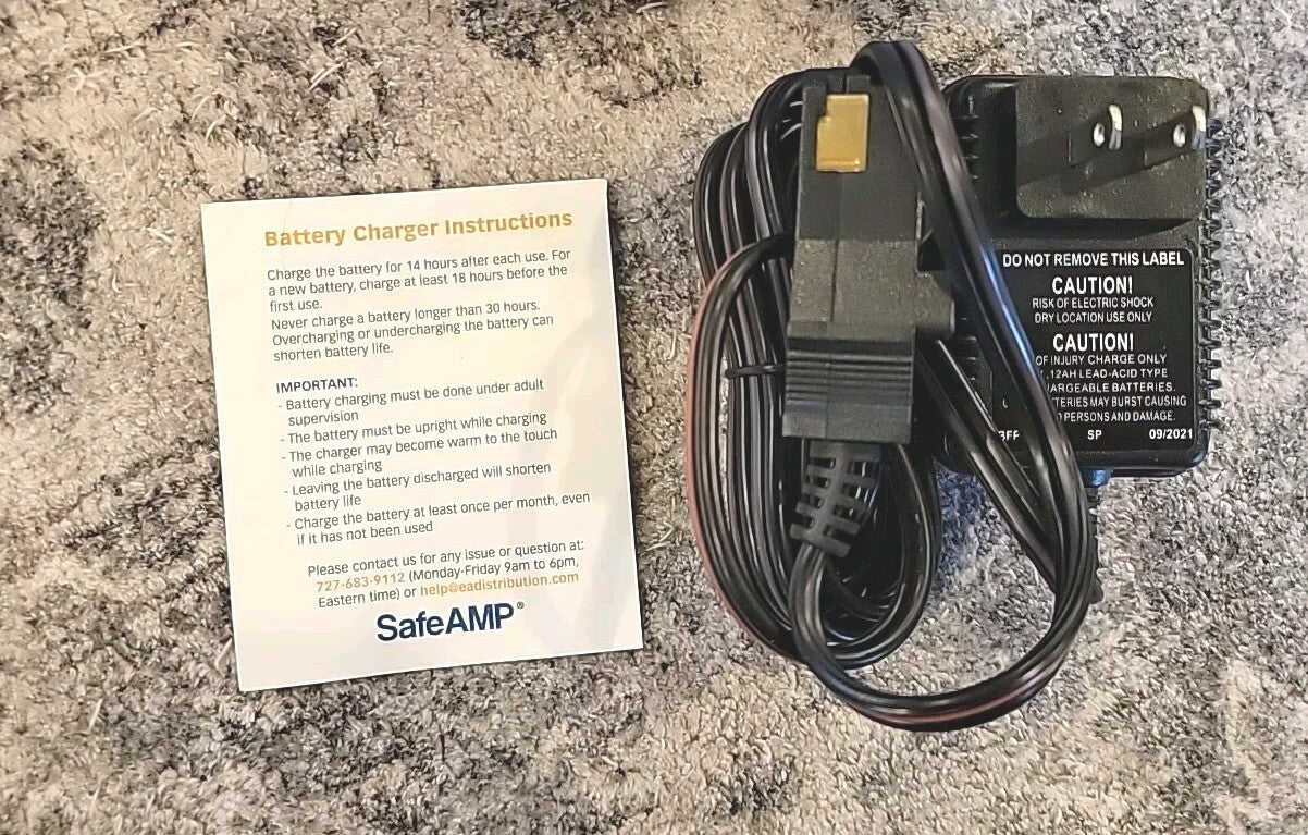 12-Volt Power Wheels Charger Safe Amp Model SA CPW12 Trend Times 1