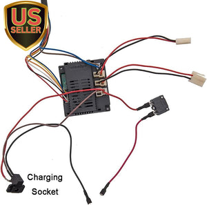 12 Volt Children's Electric Car DIY Wiring and Switch Kit with 2.4G Bluetooth Control Trend Times 2