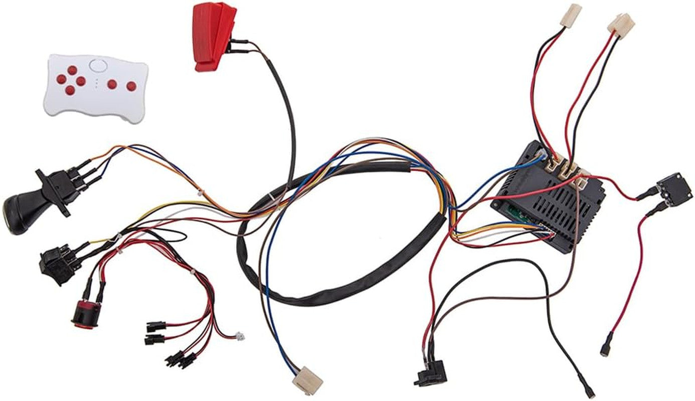 12 Volt Children's Electric Car DIY Modification Kit with Wires, Switch, and 2.4G Bluetooth Control Trend Times 0