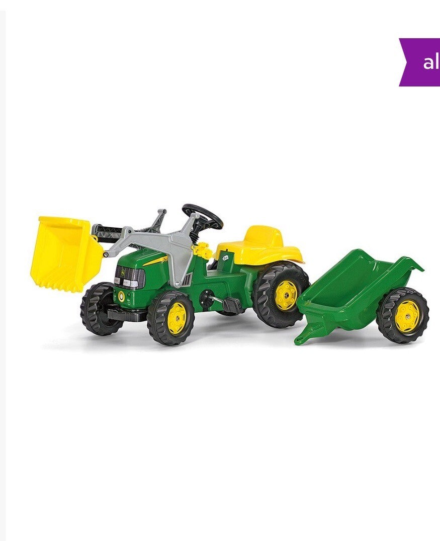 12-Volt John Deere Electric Tractor Toy Trend Times 0