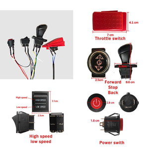 12 Volt High Power DIY Modified Electric Wheel with Wires for Children Trend Times 3