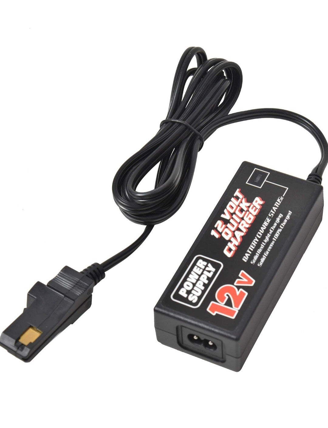 12 Volt Quick Battery Charger for Fisher Price Power Wheels Grey and Orange Trend Times 1
