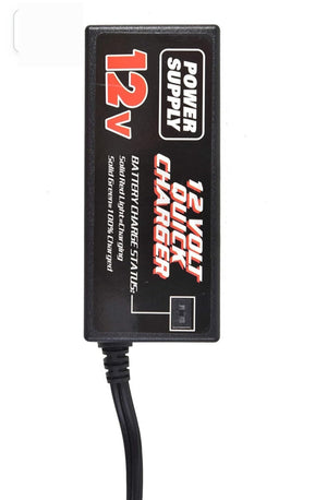 12 Volt Quick Battery Charger for Fisher Price Power Wheels Grey and Orange Trend Times 2