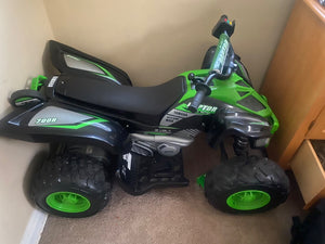 12 Volt Raptor Battery Powered Ride-On with Custom Graphic Design for Boys Age 3 Trend Times 2