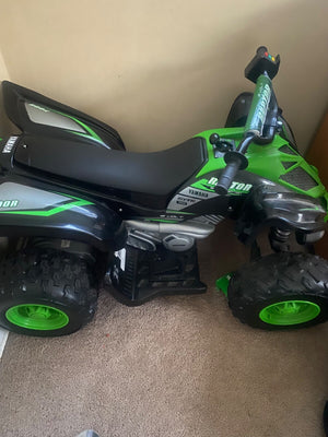 12 Volt Raptor Battery Powered Ride-On with Custom Graphic Design for Boys Age 3 Trend Times 3
