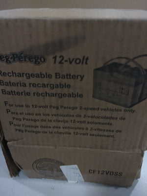 12-Volt Rechargeable Battery for Peg Perego Models Trend Times Variant 0