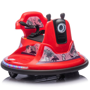 12-Volt Red Electric Ride-On Bumper Car for Children Trend Times Variant 0