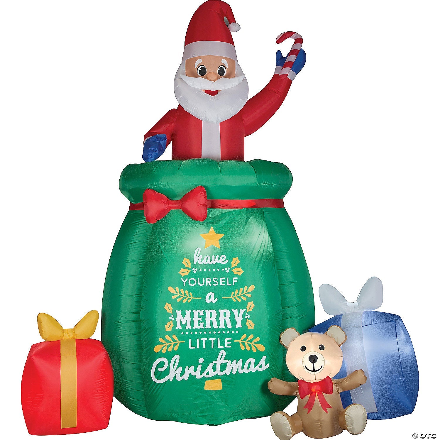 120" Blow Up Inflatable Animated Pop Up Santa Outdoor Yard Decoration - Trend Times Toy Stores