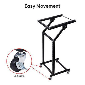 12U 19" Rack Mount Mixer Stand Studio Cart Stage Amp Adjustable Music Party Show - Trend Times Toy Stores
