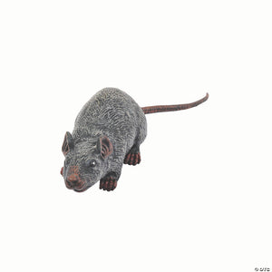 12 1/4" Gray Latex Sewer Rat Halloween Decoration - Trend Times Toy Stores