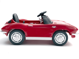 12 Volt 1960's Classic Corvette Ride On Car Convertible W/Stereo - Trend Times Toy Stores