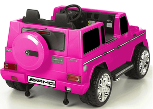 12 Volt 2 Seat Electric Mercedes Ride On Truck G55 AMG G Wagon Radio - Trend Times Toy Stores