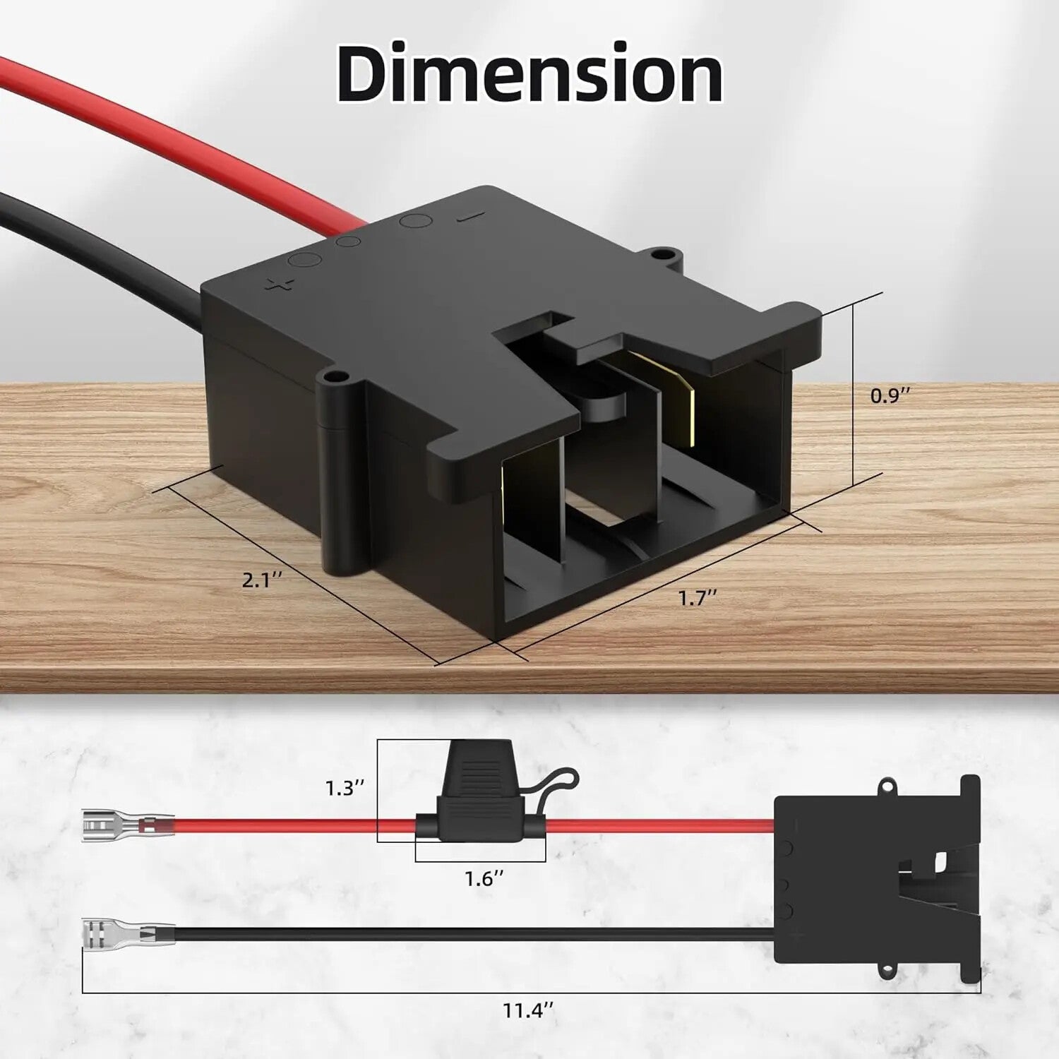 12AWG 40A Battery Wire Harness Connector for 12V Ride-On Toys Trend Times 1