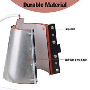12oz/17oz Stainless Steel Mug Cup Attachment Heat Press Machine Replacement 300W 12oz - Trend Times Toy Stores