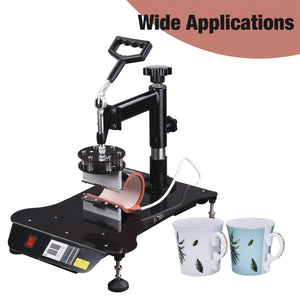 12oz/17oz Stainless Steel Mug Cup Attachment Heat Press Machine Replacement 300W 12oz - Trend Times Toy Stores