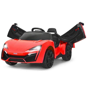 12V 2.4G RC Electric Vehicle with Lights, Red Trend Times 2