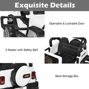 12V 2-Seater Electric Kids Truck Ride-On Battery Powered with Remote Control Trend Times 11
