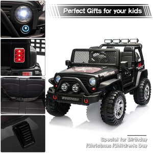 12V Electric 2-Seater Kids Ride-On Jeep with USB, Bluetooth, and Remote Control Trend Times 3