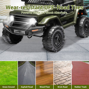 12V 2-Seater Electric Ride-On Jeep Truck for Kids with Remote Control Trend Times 7