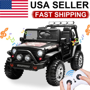 12V Electric 2-Seater Kids Ride-On Jeep Truck with Remote Control Trend Times 0