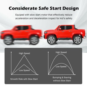 12V 2-Seater Kids Ride-On RC Car Licensed Mercedes-Benz X-Class with Trunk Red Trend Times 5