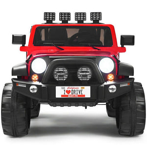 12V Red 2-Seater Ride-On Truck with Remote Control and Storage Compartment Trend Times Variant 0