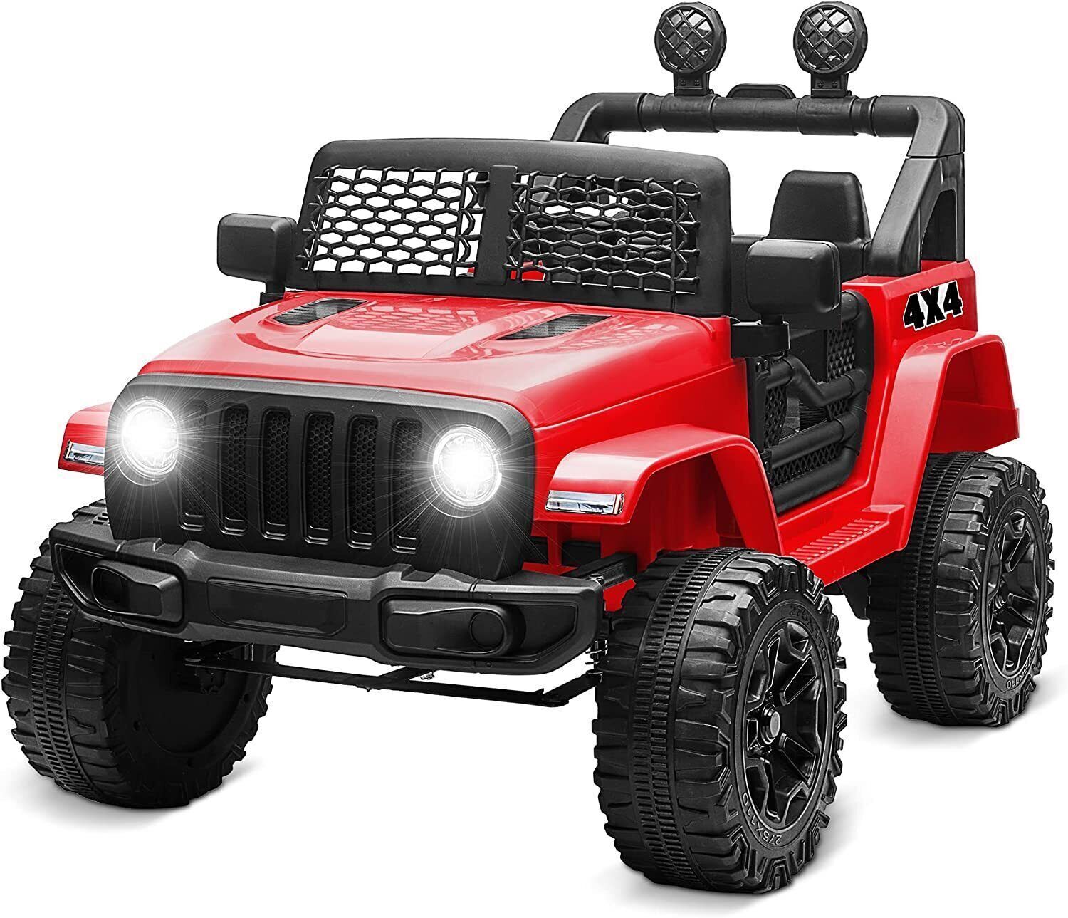 12V Two-Seat Electric Ride-On Truck with Remote Control, LED Lights, and MP3 for Kids Trend Times Variant 0
