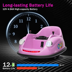 12V Electric Ride-On Bumper Car for Kids with 2 Speeds and 360° Rotation Trend Times 23