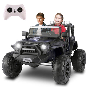 12V/24V Electric Ride-On Truck for Kids with Remote Control and 2 Seats Trend Times 13