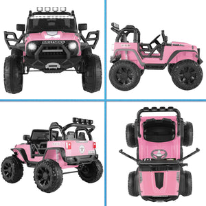 12V/24V Electric Ride-On Truck for Kids with Remote Control and 2 Seats Trend Times 5