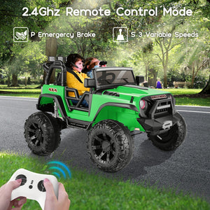 12V 24V Electric Kids Ride-On 4-Wheeler ATV Jeep Truck Toy Car with MP3 for Toddlers Trend Times 28