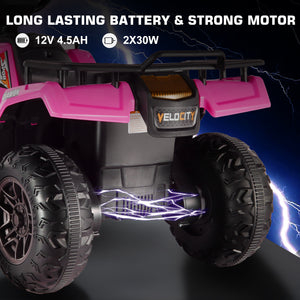12V/24V Electric Ride-On Four Wheeler Toy Car Jeep Truck ATV for Kids Trend Times 24