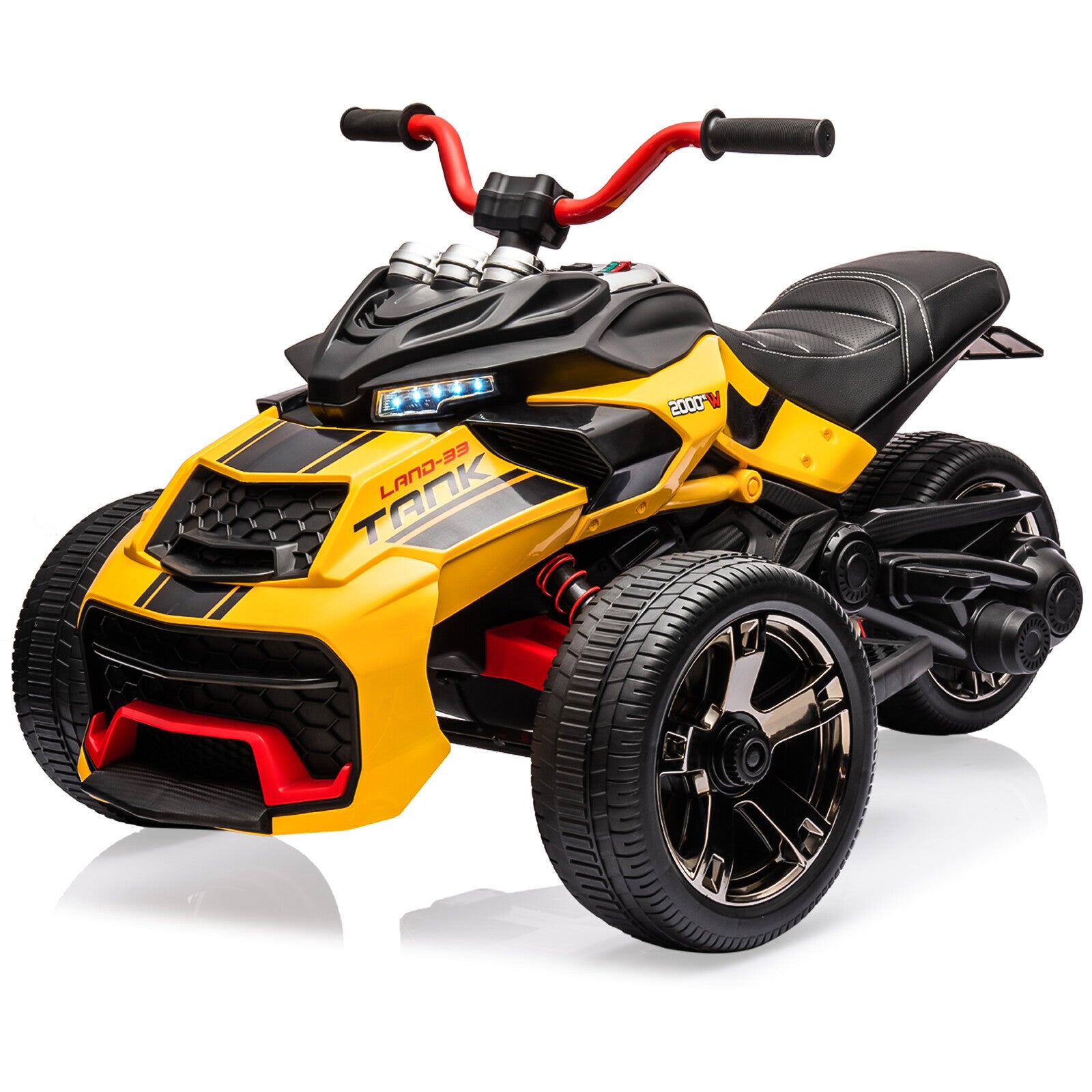 12V 3-Wheeler Ride-On Electric ATV Motorcycle Battery-Powered Vehicle Trend Times 1