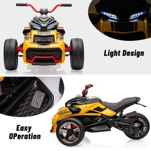 12V 3-Wheeler Ride-On Electric ATV Motorcycle Battery-Powered Vehicle Trend Times 4