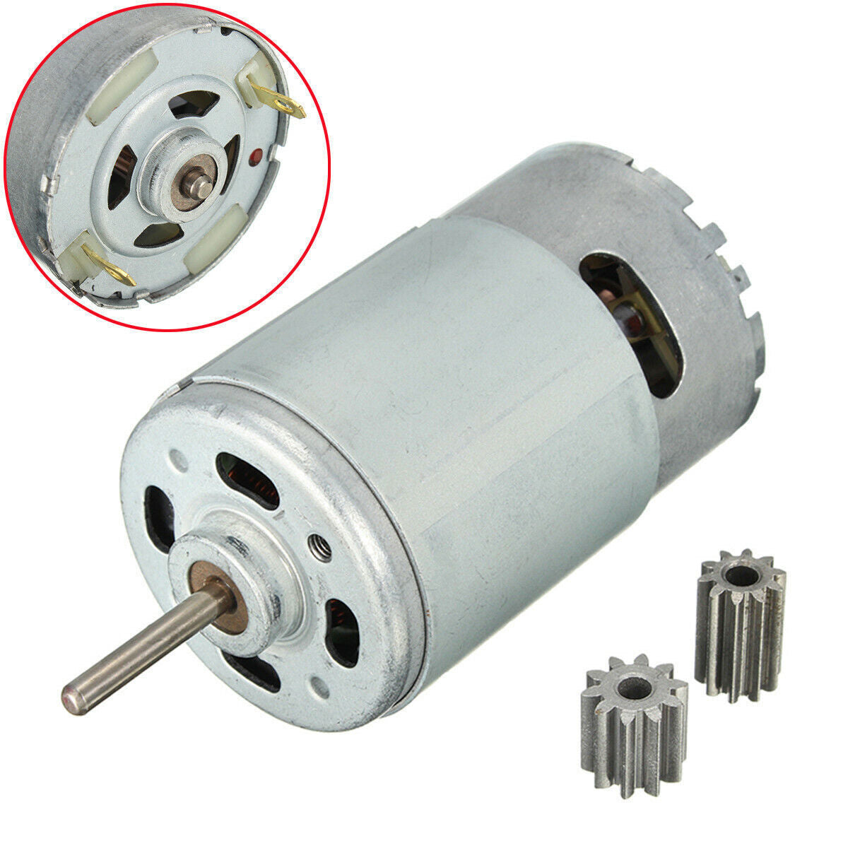 12V 30000RPM Electric Motor Gearbox with 2 Gears for Kids Ride-On Car Toy Parts Trend Times 0
