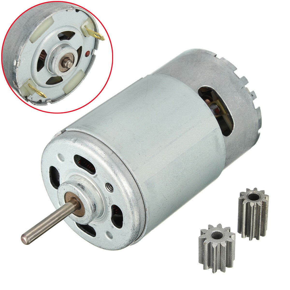 12V 30000RPM Electric Motor Gearbox with 2 Gears for Kids Ride-On Car Toy Parts Trend Times 0