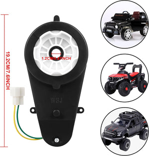 12V 40000RPM Electric Motor and Gearbox for Kids Ride-On Car 2-Pack Trend Times 4