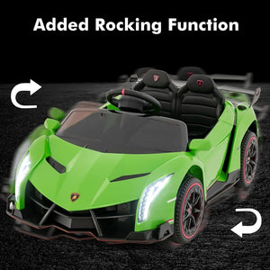 12V 4WD Kids Ride-On Car with Safety Features and Built-In Music Lamborghini Style Trend Times 6