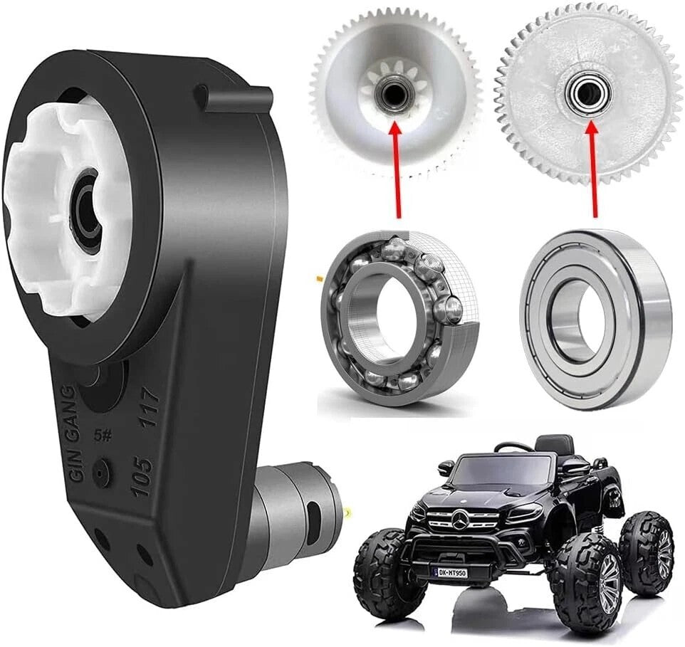 12V 550 High Speed 40000RPM Steel Gear Motor with Gearbox for Power Wheels Trend Times 0