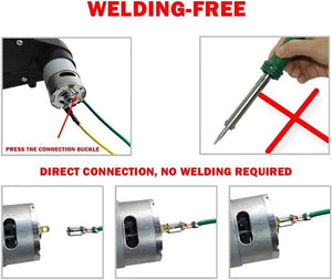 12V 550 High Speed 40000RPM Steel Gear Motor with Gearbox for Power Wheels Trend Times 6