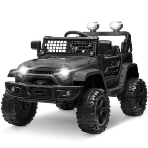 12V Kids Ride-On Truck Car with Parent Remote Control and 7-Hour Battery Life, Blue Trend Times 10