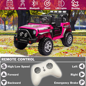 12V 7Ah 2-Seater Electric Ride-On Truck Car for Kids with Parent Remote Control Trend Times 2