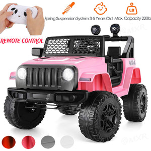 12V 7Ah Battery Powered Electric 2-Seater Kids Jeep Ride-On Car Trend Times 2
