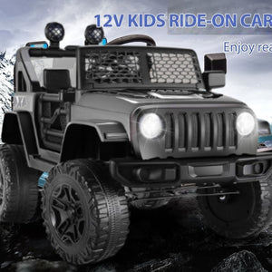 12V 7AH Kids Electric Ride-On Truck with LED Lights, Bluetooth MP3, and Remote Control Trend Times 1