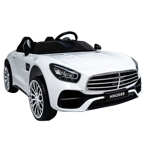 12V 7AH Ride-On 2-Seater Power Wheels Car with Remote, Bluetooth, LED Lights, and MP3 Player Trend Times 0