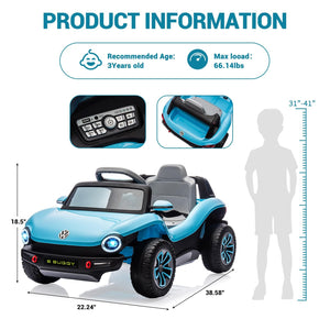 12V 7AH Toddler Electric Ride-On Car with Remote Control, Lights, USB, Horn, and Music Trend Times 23