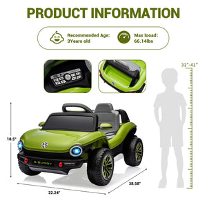 12V 7AH Toddler Electric Ride-On Car with Remote Control, Lights, USB, Horn, and Music Trend Times 27
