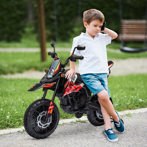 12V Licensed Kids Motorcycle with Training Wheels Red Trend Times 1