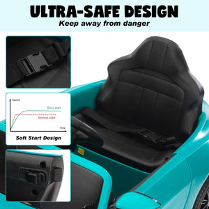 12V Licensed Aston Martin Electric Ride-On Car for Kids 3+ with Remote Control Trend Times 2
