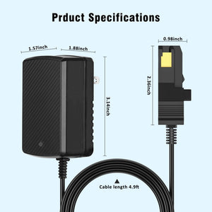 12V Battery Charger Compatible with All Power Wheels Gray and Orange Battery Packs Trend Times 5